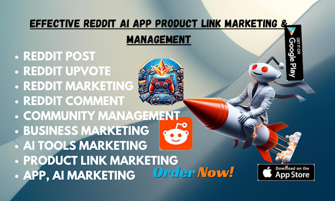 Gig Preview - Make reddit post for business website ai app saas iptv product link management