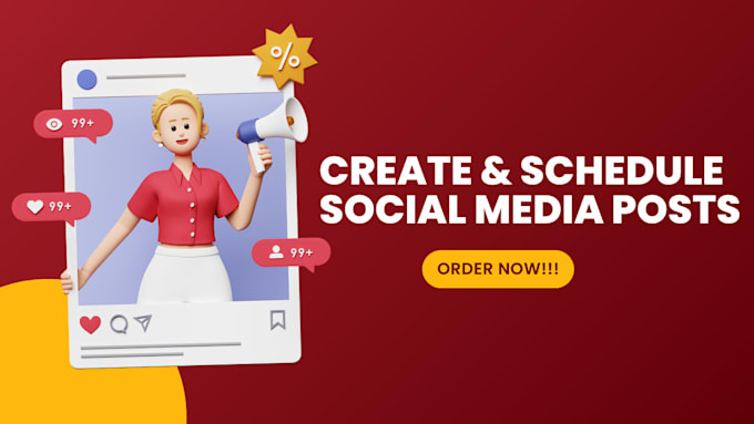 Bestseller - design creative posts and create content calendar for your social media