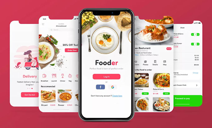 Bestseller - develop food app, restaurant app, food delivery app, food ordering app