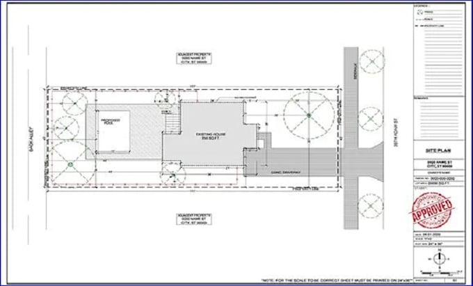 Gig Preview - Review stamp sign and seal usa architectural plans for city permit