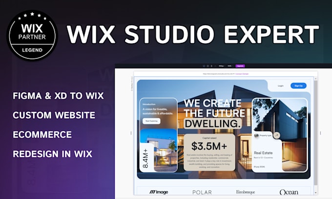 Bestseller - do wix studio website design, wix website development