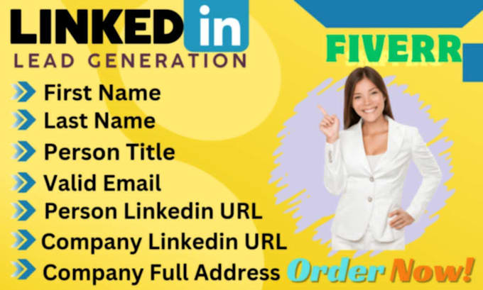 Bestseller - collect email list building, b2b leads and linkedin lead generation