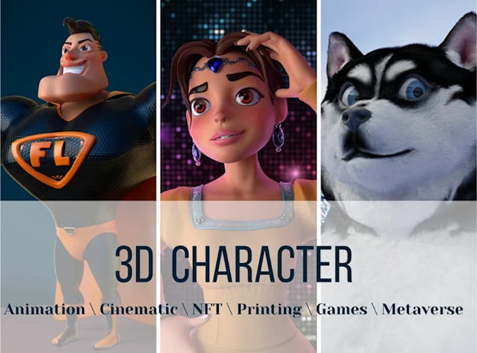 Gig Preview - Do 3d character animation videos for movies and cartoons