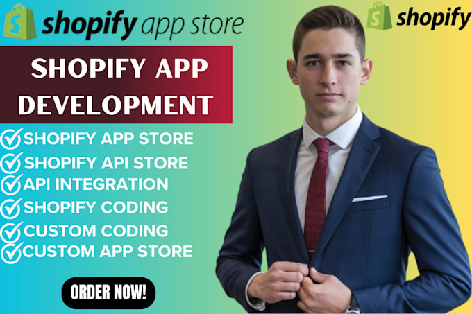 Gig Preview - Create shopify app coding shopify api shopify custom app shopify integration app