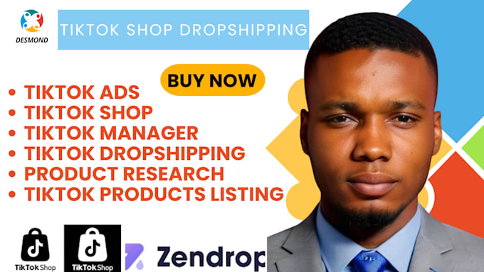 Gig Preview - Do zendrop auto ds tik tok dropshipping and products upload to tik tok shop ads