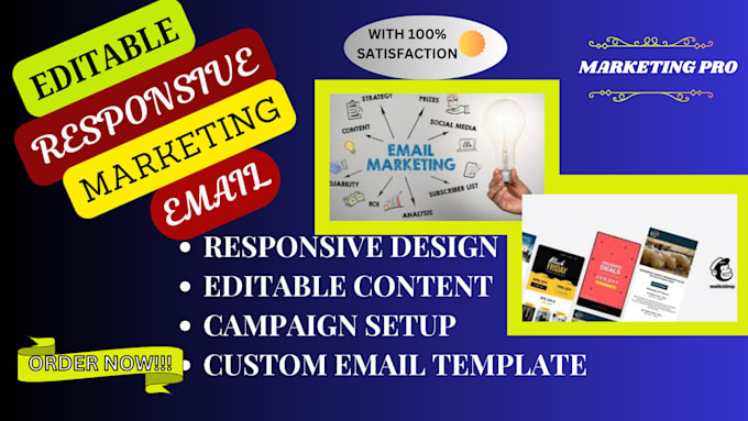 Bestseller - create responsive email marketing, email campaign , email template, email copy