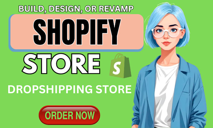 Gig Preview - Create high converting shopify store dropshipping SEO trending niche expert