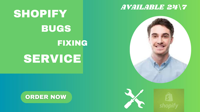 Gig Preview - Do shopify bug fix optimize shopify seo shopify custom coding