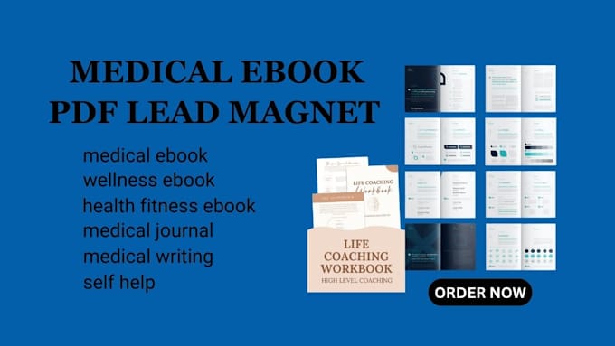 Gig Preview - Create medical health wellness fitness ebooks lead magnets content writing