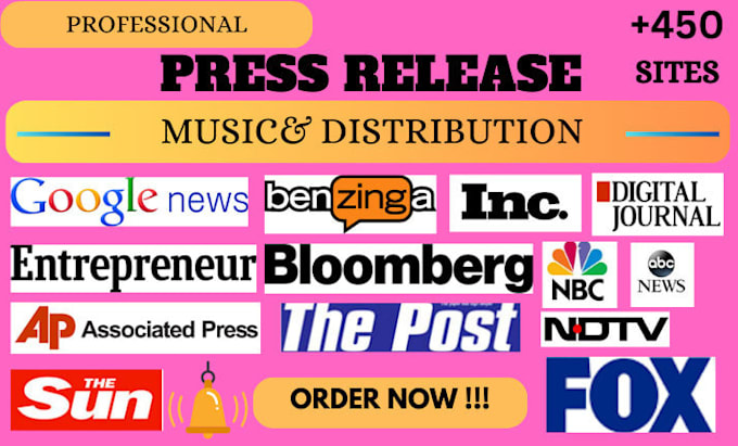 Gig Preview - Press release distribution, crypto press release, yahoo finance, submit pr