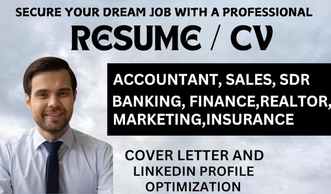 Gig Preview - Do professional ats resume writing, rewriting, CV, cover letter linkedin service