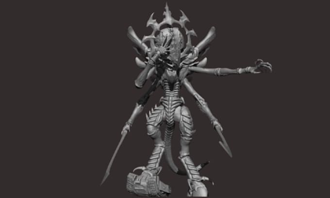 Gig Preview - Do 3d miniature, dnd stl character, warhammer 40k,  age of sigmar, star wars