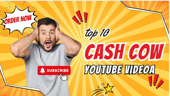 Bestseller - create and edit best top 10 cash cow youtube video editing