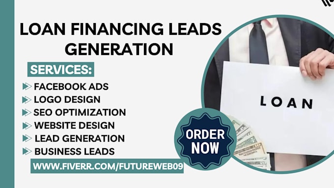 Gig Preview - Generate auto loan leads auto financing leads, mortgage, hard money, mca leads