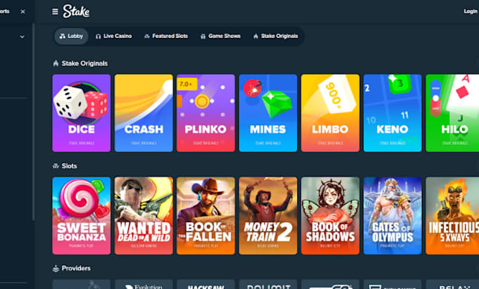 Gig Preview - Create slot website, fantasy sports card games, crypto exchange website, bet app