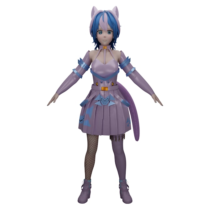 Bestseller - 3d model, character modeling, vr characters, character design, 3d design, vrchat