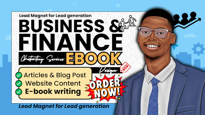 Gig Preview - Ghostwrite business or financial ebook for SEO lead generation