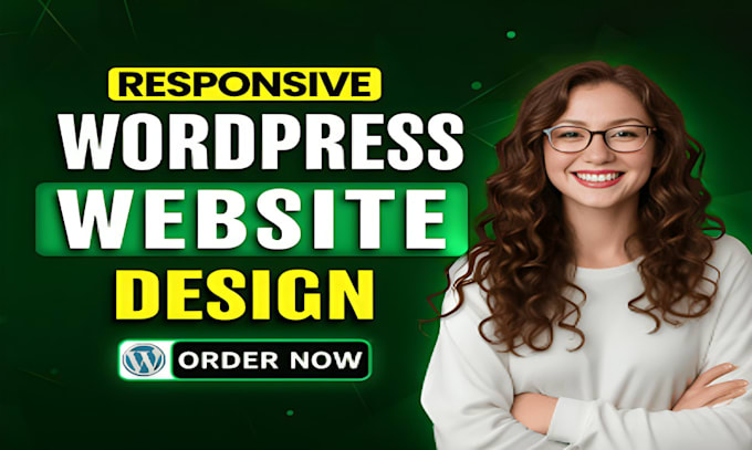 Gig Preview - Create a responsive wordpress website tailored to your business needs