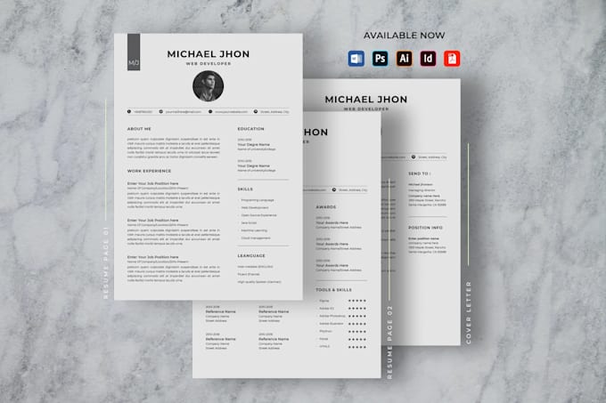 Gig Preview - Write you the best CV with the best layouts