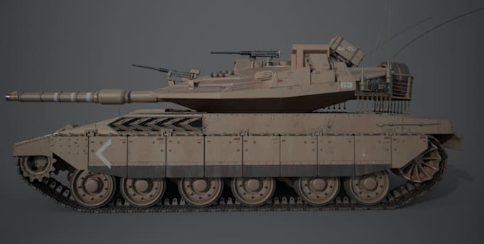 Gig Preview - Remodel 3d car vehicle,armor design,HQ animate,8k rendering, 3ds max,tank design