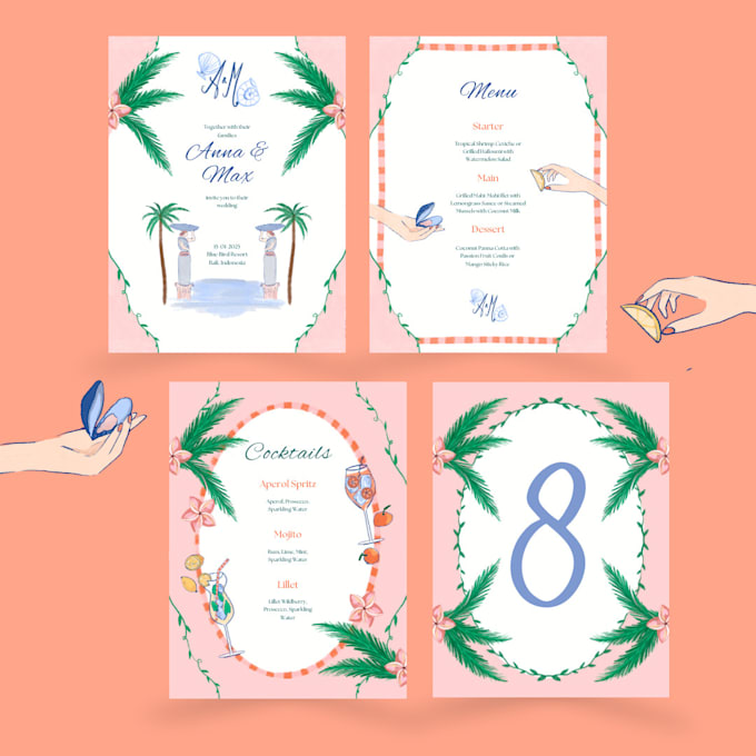 Gig Preview - Design unforgettable stationary for your wedding or event