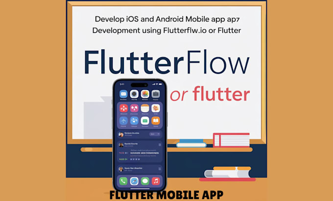 Gig Preview - Develop ios and android mobile app development using flutterflow io or flutter