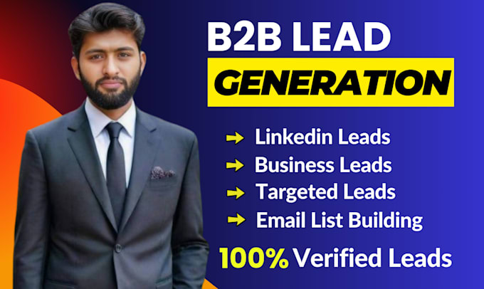 Gig Preview - Linkedin sale navigator b2b lead generation email list building lead gen