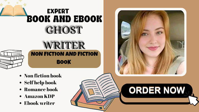 Gig Preview - Ebook ghostwriter nonfiction ebook self help book writer fiction book amazon kdp