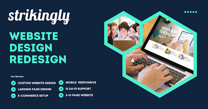 Gig Preview - Design an impressive and functional website through strikingly