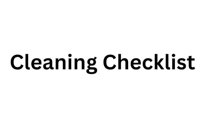 Bestseller - make a weekly cleaning checklist digital planner