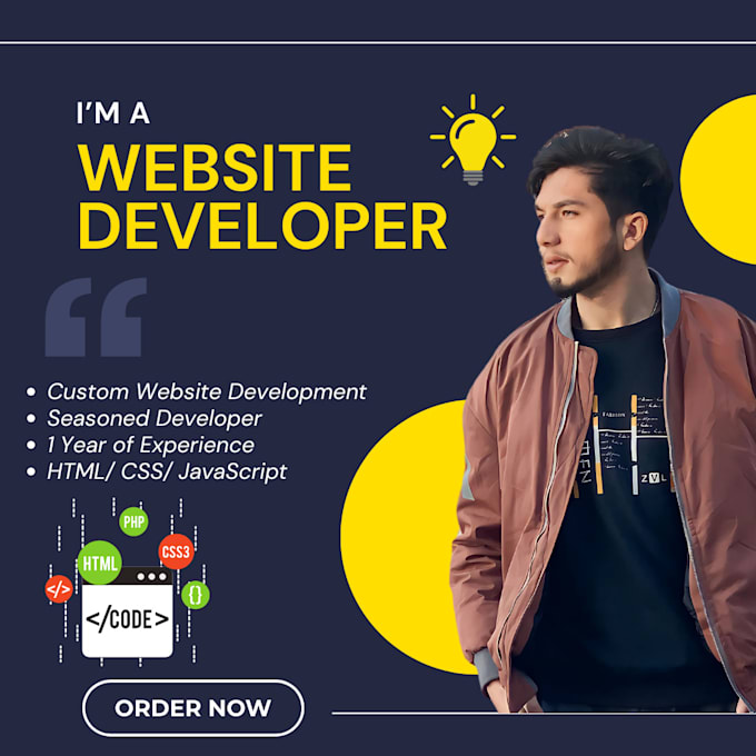 Gig Preview - Do website development, frontend and backend