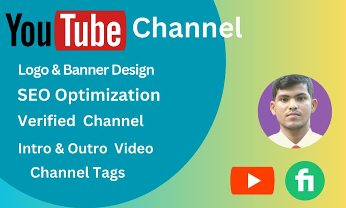 Gig Preview - Create and set up a youtube channel for professional customization