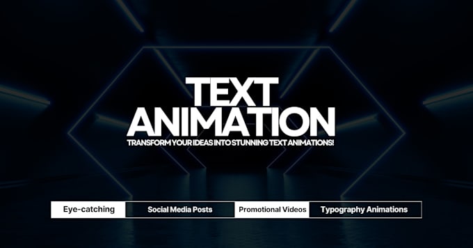 Gig Preview - Create kinetic typography and motion graphics animations