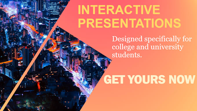 Gig Preview - Create eye catching animated powerpoint presentations