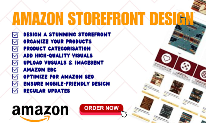 Gig Preview - Design amazon storefront, amazon brand store  , ebc design or amazon