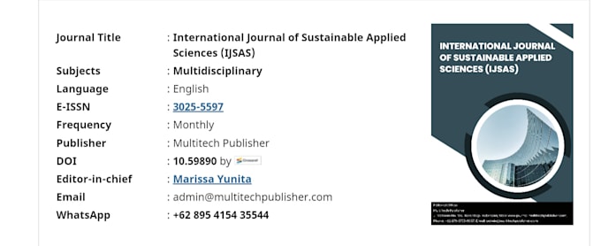 Gig Preview - Publish your article in our journal within 20 days google scholar indexed