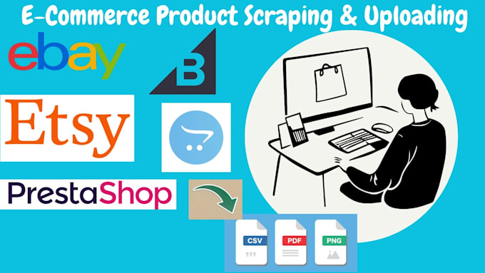 Gig Preview - Scrape store product data,shopify,amazon,ebay,woocommerce