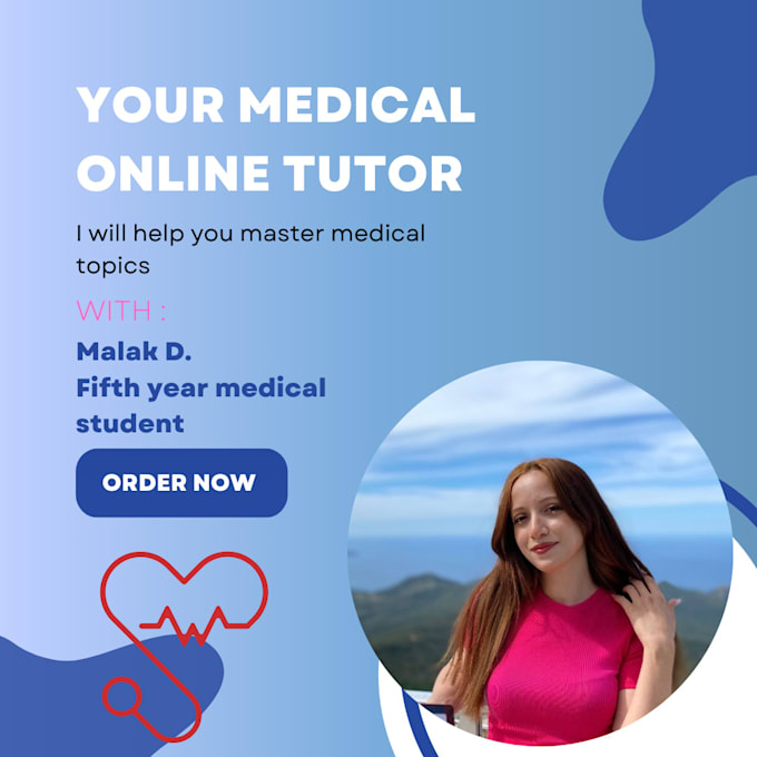 Gig Preview - Tutor you in medical subjects and help you to master them