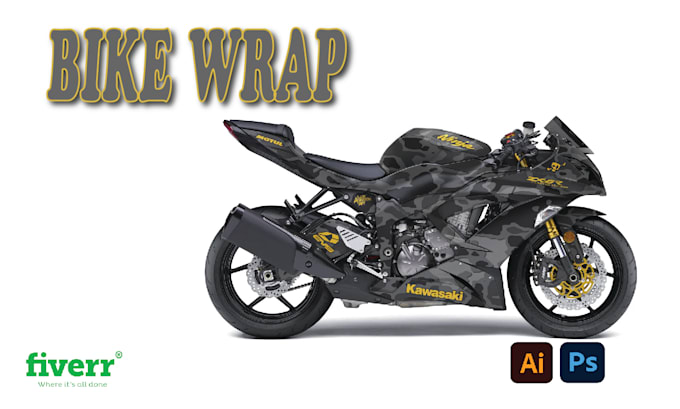 Gig Preview - Custom wrap design for mx motorcycle dirt bikes