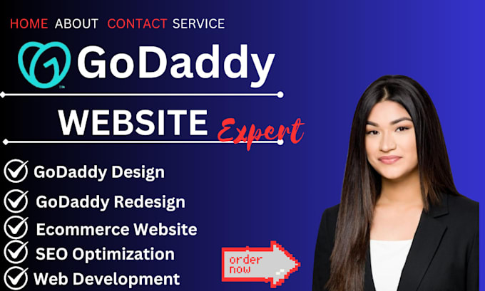 Bestseller - create godaddy website with godaddy builder or wordpress