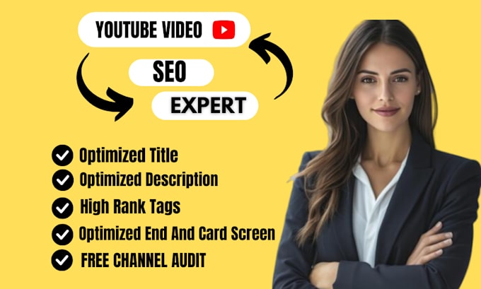 Gig Preview - Be best youtube video SEO expert and channel growth manager