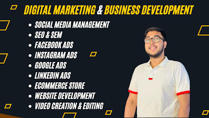 Gig Preview - Do complete digital marketing, google ads, facebook ads social media management