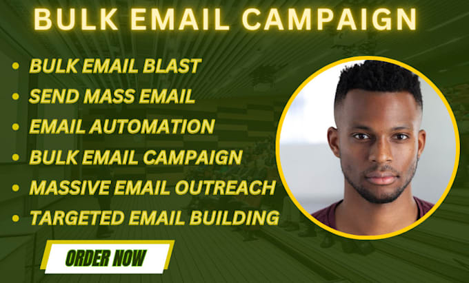 Gig Preview - Do bulk email blast send mass emails email campaign email marketing management