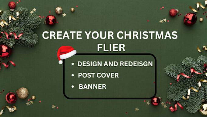 Gig Preview - Design creative banners social media posts for christmas and new year