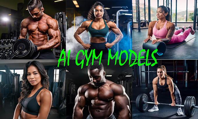 Gig Preview - Create or edit custom ai realistic models for your gym business