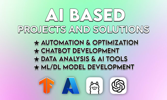 Gig Preview - Handle all your ml dl nlp CV ai projects from data to models and apps