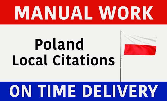 Gig Preview - Do top 250 poland local citations and directory submissions for polish local seo