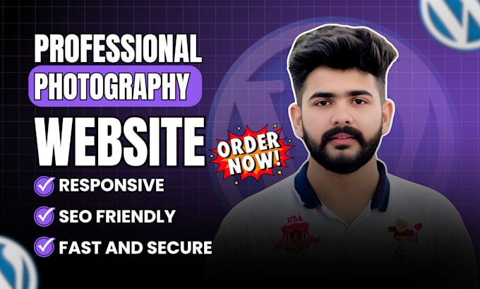 Gig Preview - Create a professional photography wordpress website