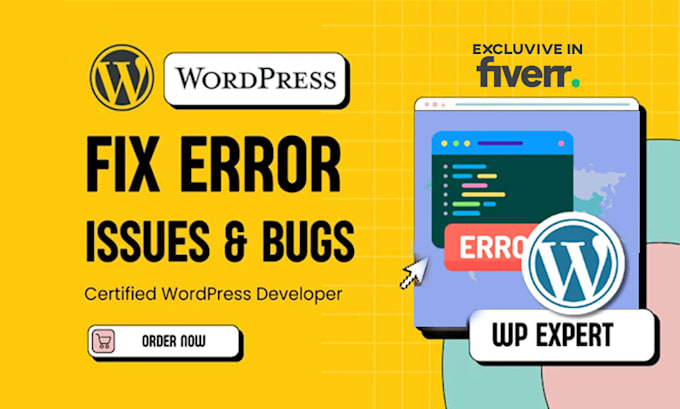 Gig Preview - Fix complex wordpress issues, fix wordpress errors and bugs