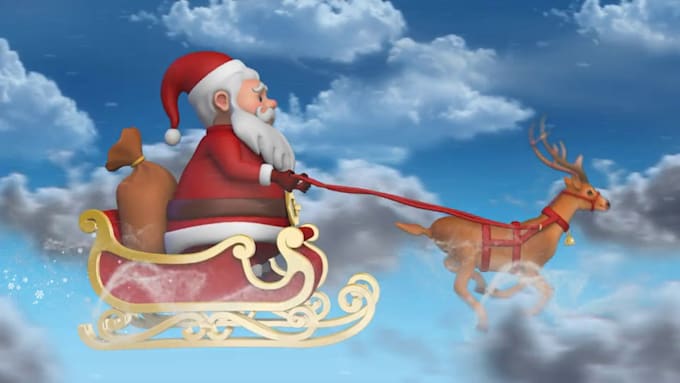 Gig Preview - Create animated christmas greeting video with your logo